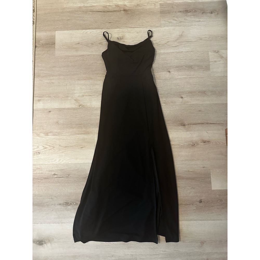 Birdy Grey Black Crepe Formal Dress size Small - Picture 5 of 7